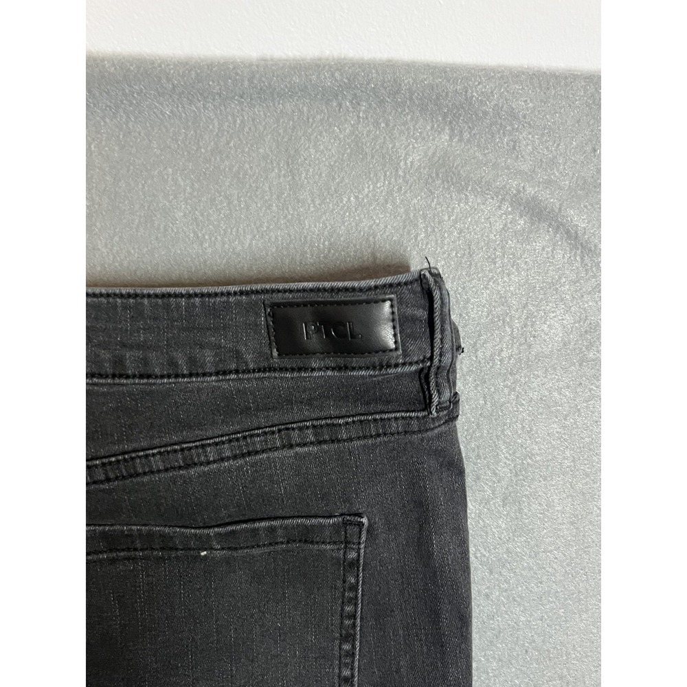 PTCL ETHIKAL BRAND Women's Black Studded Flare Jeans Size 31 Stretch Denim - Picture 12 of 12
